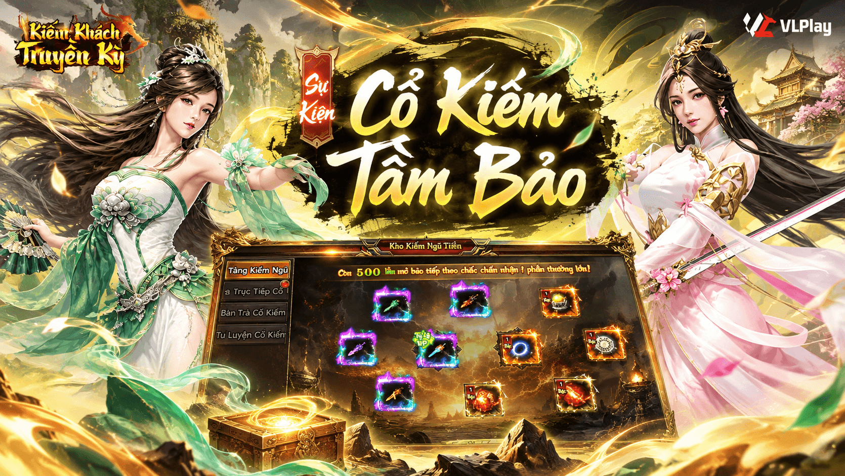 CỔ KIẾM – TẦM BẢO NGŨ TRIỀU, SĂN ĐẠI THƯỞNG!