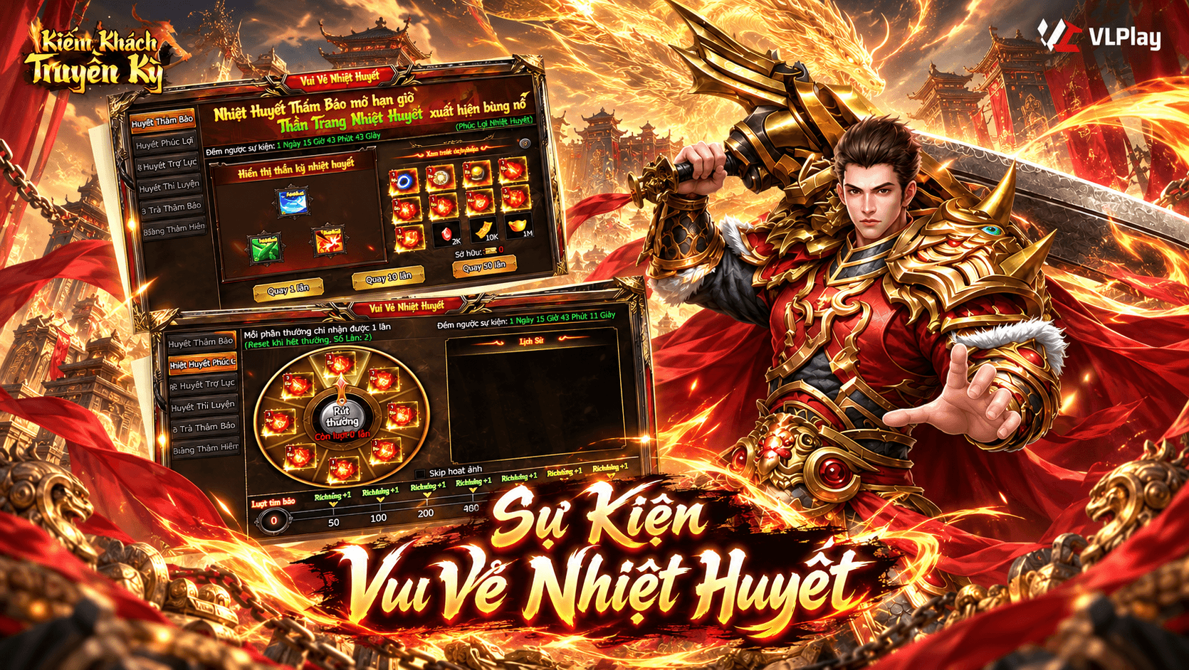 [SỰ KIỆN] VUI VẺ NHIỆT HUYẾT – THÁM BẢO SĂN THẦN TRANG, QUÀ KHỦNG LIÊN TỤC!