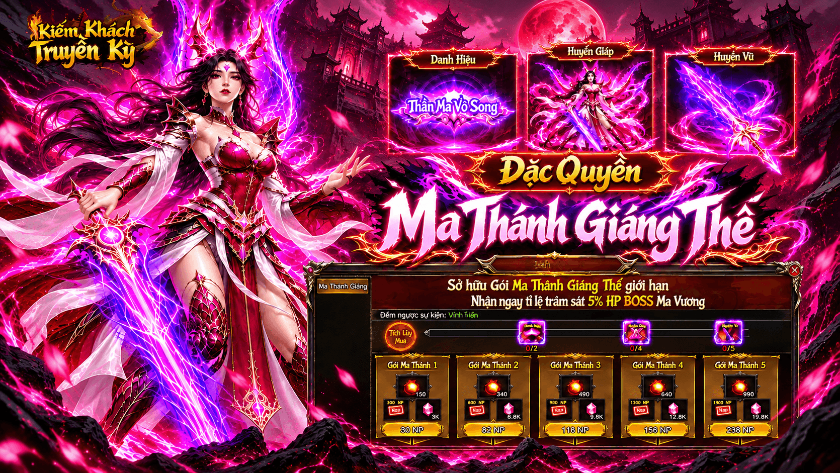 ĐẶC QUYỀN MA THÁNH GIÁNG THẾ