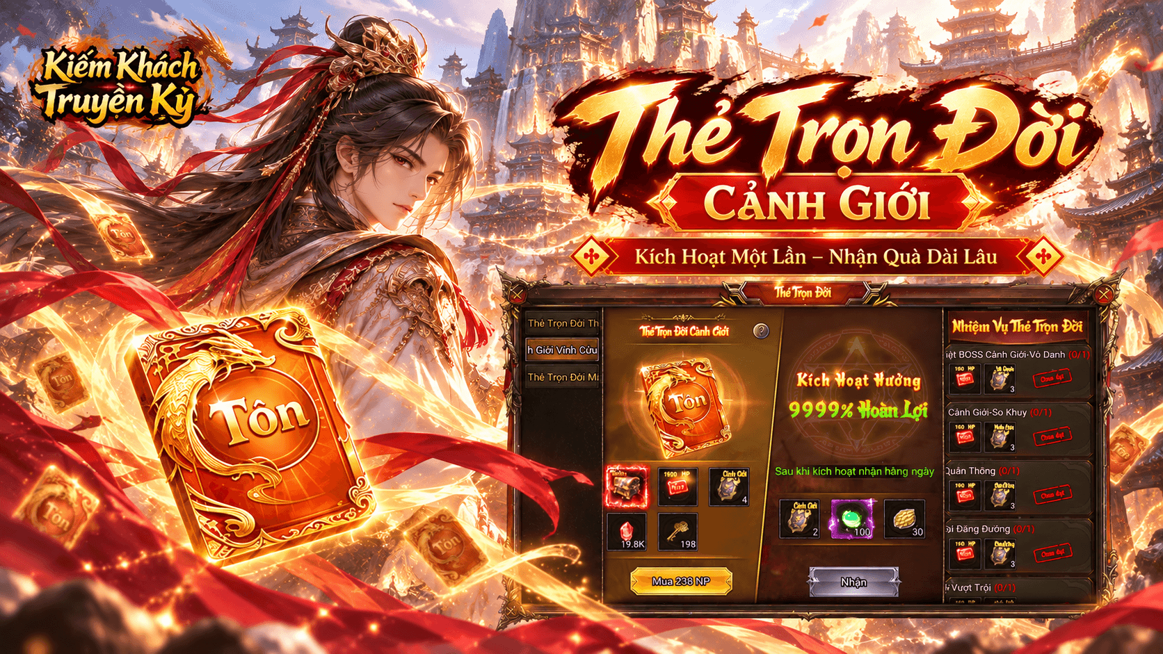 Thẻ Trọn Đời Cảnh Giới